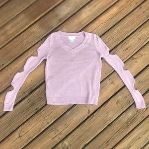 Ruby Moon sweater with arm cut-outs